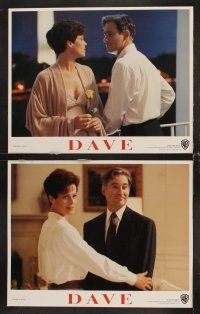 6g139 DAVE 8 LCs '93 directed by Ivan Reitman, Sigourney Weaver, Kevin Kline as impostor president!