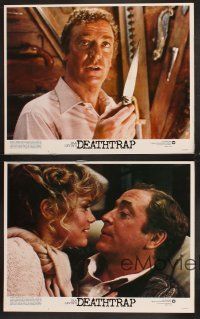 6g712 DEATHTRAP 4 LCs '82 Chris Reeve, Michael Caine w/cool knife & sexy Dyan Cannon!