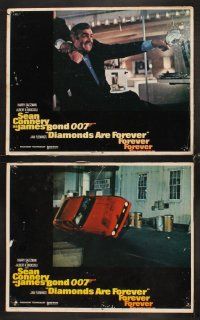 6g511 DIAMONDS ARE FOREVER 7 int'l LCs '71 Sean Connery as James Bond, Jill St. John, Lana Wood!