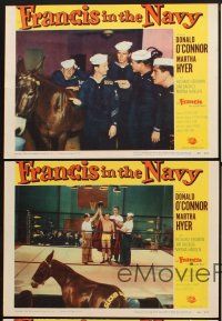 6g657 FRANCIS IN THE NAVY 5 LCs '55 sailor Donald O'Connor & Martha Hyer + Clint Eastwood!