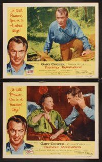 6g197 FRIENDLY PERSUASION 8 LCs '56 Gary Cooper in a movie that will pleasure you in a hundred ways!