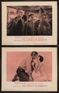 6g202 GIRL HE LEFT BEHIND 8 LCs '56 romantic images of Tab Hunter & pretty Natalie Wood!