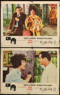 6g246 IRMA LA DOUCE 8 LCs '63 Billy Wilder, best c/u of Jack Lemmon romancing Shirley MacLaine!