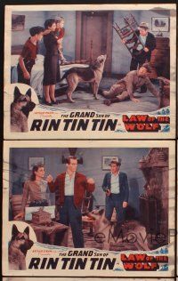 6g597 LAW OF THE WOLF 6 LCs R41 Dennis Moore, Luana Walters & Rin Tin Tin's GRANDson!