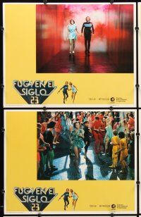 6g285 LOGAN'S RUN 8 Spanish/U.S. LCs '76 Michael York & Jenny Agutter, directed by Michael Anderson