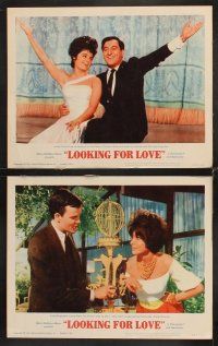 6g534 LOOKING FOR LOVE 7 LCs '64 sexy singer Connie Francis, Danny Thomas, Yvette Mimeux!
