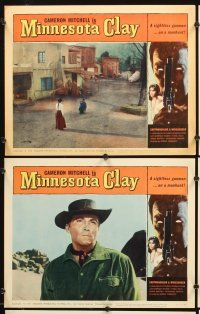 6g314 MINNESOTA CLAY 8 LCs '65 Cameron Mitchell is the wacky sightless gunman who killed by sound!