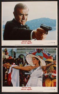 6g335 NEVER SAY NEVER AGAIN 8 LCs '83 Sean Connery as James Bond 007, Kim Basinger, Bernie Casey!
