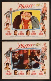 6g545 PHFFFT 7 LCs '54 great images of Jack Lemmon, Kim Novak, Judy Holliday!