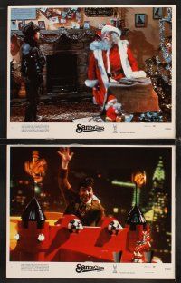 6g404 SANTA CLAUS THE MOVIE 8 LCs '85 Dudley Moore with Santa Claus & John Lithgow!