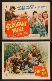 6g409 SERGEANT MIKE 8 LCs '44 Larry Parks, Jeanne Bates, story of GI and his dog!