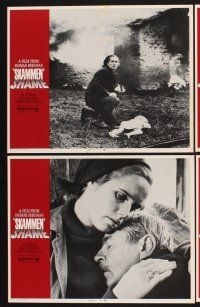 6g412 SHAME 8 LCs '68 Ingmar Bergman's Skammen, Liv Ullmann, Max Von Sydow!