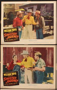 6g622 SINISTER JOURNEY 6 LCs '48 bad guys look to rob train, but Hopalong Cassidy will stop them!