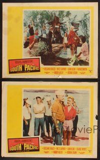 6g772 SOUTH PACIFIC 4 LCs '59 Ray Walston, France Nuyen, Rodgers & Hammerstein musical!