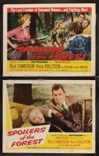 6g429 SPOILERS OF THE FOREST 8 LCs '57 Vera Ralston in the last frontier of untamed women!