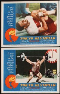 6g688 TOKYO OLYMPIAD 5 LCs '65 Kon Ichikawa's movie of the 1964 Summer Olympics in Japan!