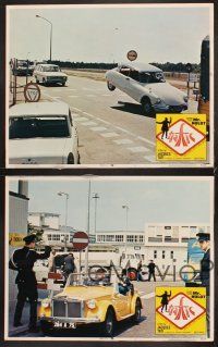 6g781 TRAFFIC 4 LCs '71 Jacques Tati directs & stars as Mr. Hulot, cool cars & highway images!