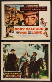 6g472 UTAH BLAINE 8 LCs '57 Rory Calhoun came back to give a Texas town a backbone to fight!