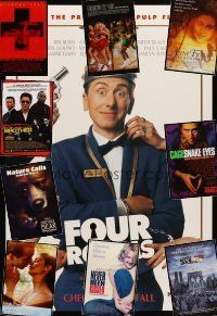 6h060 LOT OF 40 UNFOLDED ONE-SHEETS '91-04 Four Rooms, Anne Frank, Bringing Out the Dead + more!