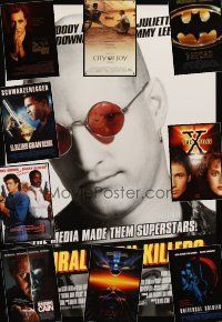 6h062 LOT OF 38 UNFOLDED ONE-SHEETS '82 - '94 Natural Born Killers, Godfather 3, Batman & more!