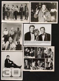 6h033 LOT OF 6 DICK CLARK 7x9 TV STILLS '70s-80s great images of the American Bandstand host!