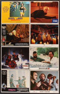 6h011 LOT OF 116 LOBBY CARDS '68 - '88 Burt Reynolds, Dom DeLuise, Michael Douglas & more!