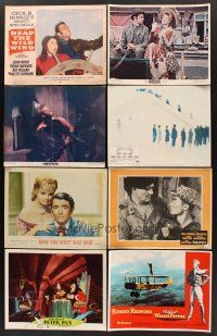 6h010 LOT OF 124 LOBBY CARDS '50 - '78 Green Berets, How the West was Won, Hello Dolly & more!