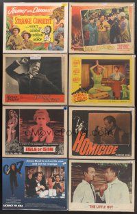 6h012 LOT OF 99 LOBBY CARDS '43 - '89 Licence to Kill, Lilies of the Field & many more!