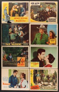 6h018 LOT OF 23 WESTERN LOBBY CARDS '31 - '65 Gene Autry, Gary Cooper, Sunset Carson & more!