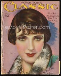 6h141 MOTION PICTURE CLASSIC magazine April 1927 art of glamorous Pauline Starke by Don Reed!