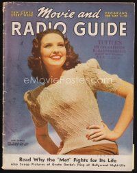 6h182 MOVIE & RADIO GUIDE magazine May 4 - 10, 1940 sexy Linda Darnell appearing in Star Dust!