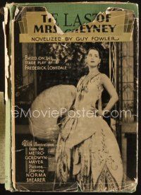 6h206 LAST OF MRS. CHEYNEY photoplay edition hardcover book '29 with photos from the MGM movie!