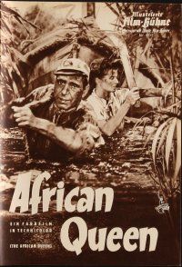 6h226 AFRICAN QUEEN German program '58 different images of Humphrey Bogart & Katharine Hepburn!