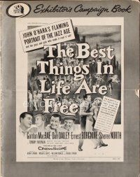 6h360 BEST THINGS IN LIFE ARE FREE pressbook '56 Michael Curtiz, Gordon MacRae, Sheree North
