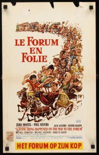 6j678 FUNNY THING HAPPENED ON THE WAY TO THE FORUM Belgian '66 wacky Jack Davis artwork!