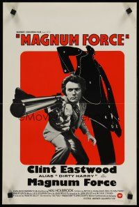 6j715 MAGNUM FORCE Belgian '73 Clint Eastwood is Dirty Harry pointing his huge gun!