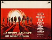 6j799 WILD BUNCH Belgian '69 Sam Peckinpah cowboy classic, cool Ray artwork!