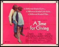 6j129 GENERATION 1/2sh '70 David Janssen, very pregnant Kim Darby, A Time for Giving!