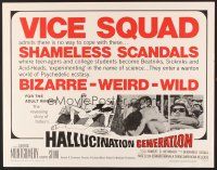 6j148 HALLUCINATION GENERATION 1/2sh '67 Beatniks, Sickniks & Acid-Heads are bizarre, weird & wild!