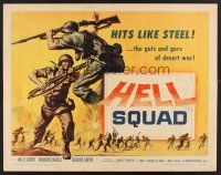 6j157 HELL SQUAD 1/2sh '58 it hits like steel, the guts & gore of desert war, cool artwork!