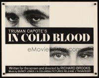 6j183 IN COLD BLOOD 1/2sh '68 Richard Brooks directed, Robert Blake, novel by Truman Capote!