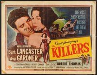6j204 KILLERS 1/2sh R56 Burt Lancaster & sexy Ava Gardner, from Ernest Hemingway's story!