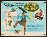 6j326 SON OF FLUBBER 1/2sh '63 Walt Disney, art of absent-minded professor Fred MacMurray!