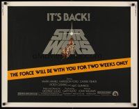 6j333 STAR WARS 1/2sh R81 George Lucas classic sci-fi epic, Hamill & Fisher 2 weeks only!