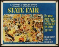 6j334 STATE FAIR 1/2sh '62 Pat Boone, Ann-Margret, Rodgers & Hammerstein musical!