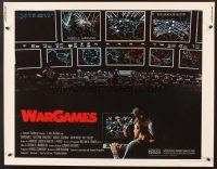 6j374 WARGAMES 1/2sh '83 teen Matthew Broderick plays video games to start World War III!