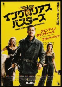6j482 INGLOURIOUS BASTERDS style A advance Japanese '09 Quentin Tarantino, Nazi-killer Brad Pitt!