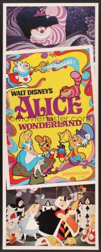 6k142 ALICE IN WONDERLAND insert R81 Walt Disney Lewis Carroll classic, cool psychedelic art