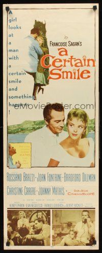 6k248 CERTAIN SMILE insert '58 Joan Fontaine has a love affair with Rossano Brazzi & 19 year-old boy