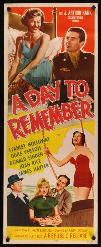 6k279 DAY TO REMEMBER insert '55 Stanley Holloway, Odile Versois, Donald Sinden!